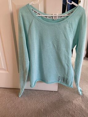 Victoria's Secret PINK Mint Knit Sweater